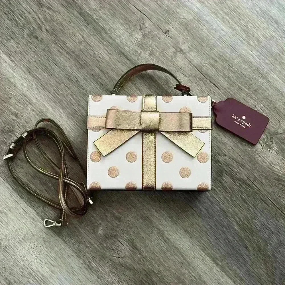 kate spade Wrapping Party Dot Gift Box Crossbody Bag - Picture 13 of 16